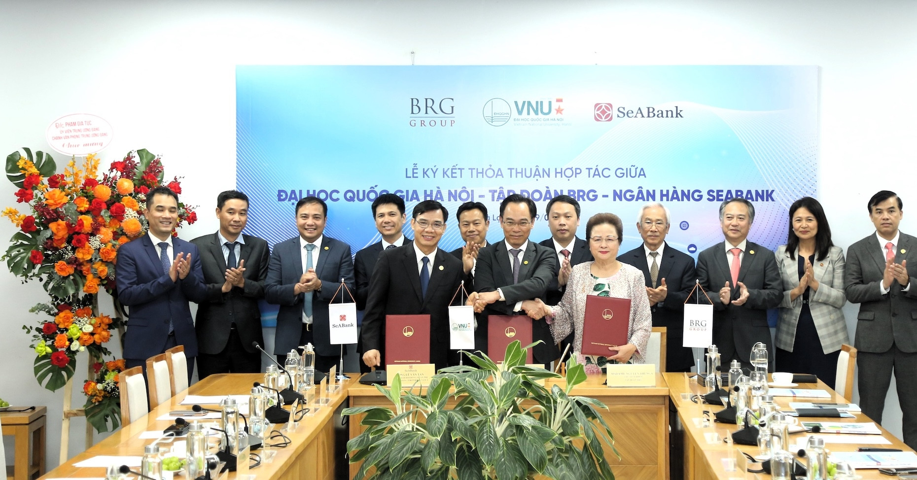 Tập đoàn BRG, SeABank và Đại học Quốc gia Hà Nội ký hợp tác chiến lược