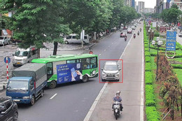 Thêm tuyến đường ở Hà Nội được lắp camera AI, ngày đầu phát hiện loạt xe đi vào BRT