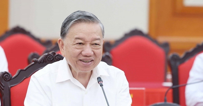 Tổng Bí thư chủ trì cuộc làm việc với Ban Thường vụ Đảng ủy MTTQ Việt Nam