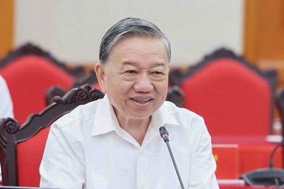Tổng Bí thư chủ trì cuộc làm việc với Ban Thường vụ Đảng ủy MTTQ Việt Nam