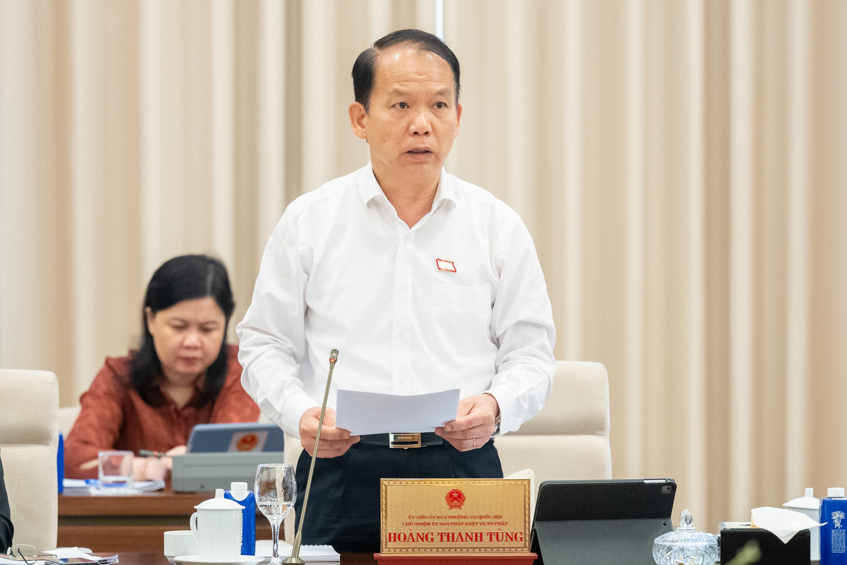 DSC_4739   Chủ nhiệm UB Pháp luật và Tư pháp Hoàng Thanh Tùng.jpg