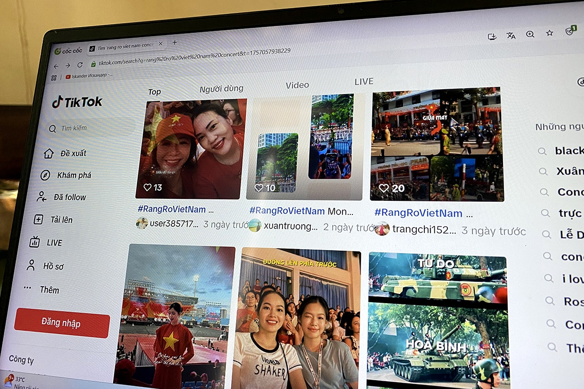 Hơn 600 nghìn video Rạng rỡ Việt Nam hút hơn 1 tỷ lượt xem trên TikTok