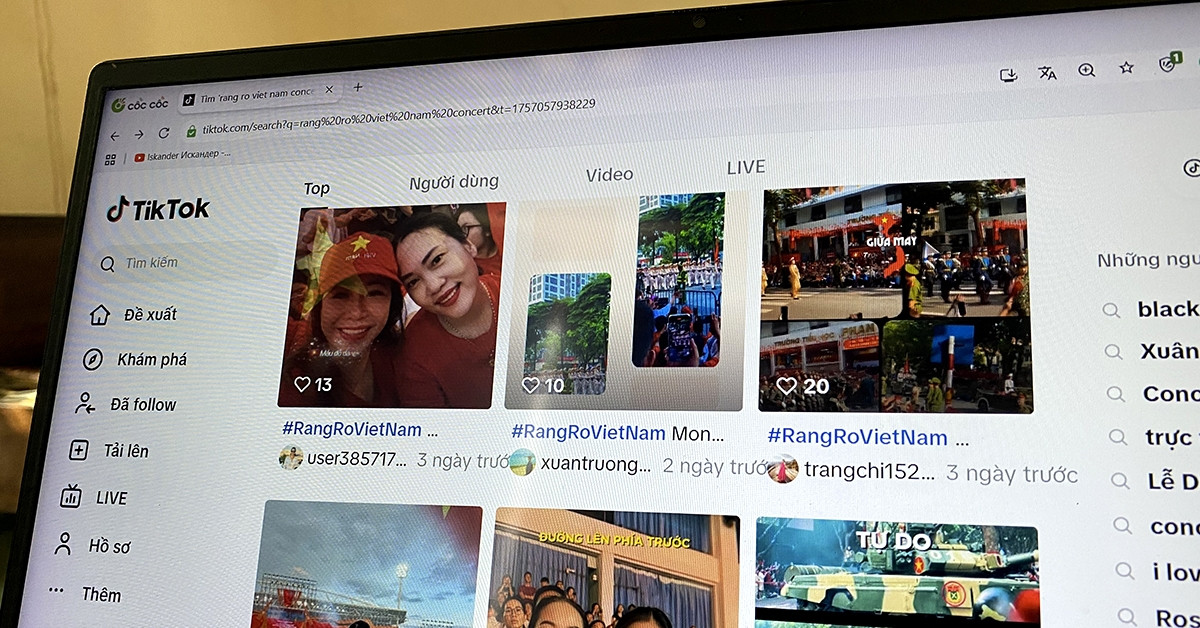 Hơn 600 nghìn video Rạng rỡ Việt Nam hút hơn 1 tỷ lượt xem trên TikTok