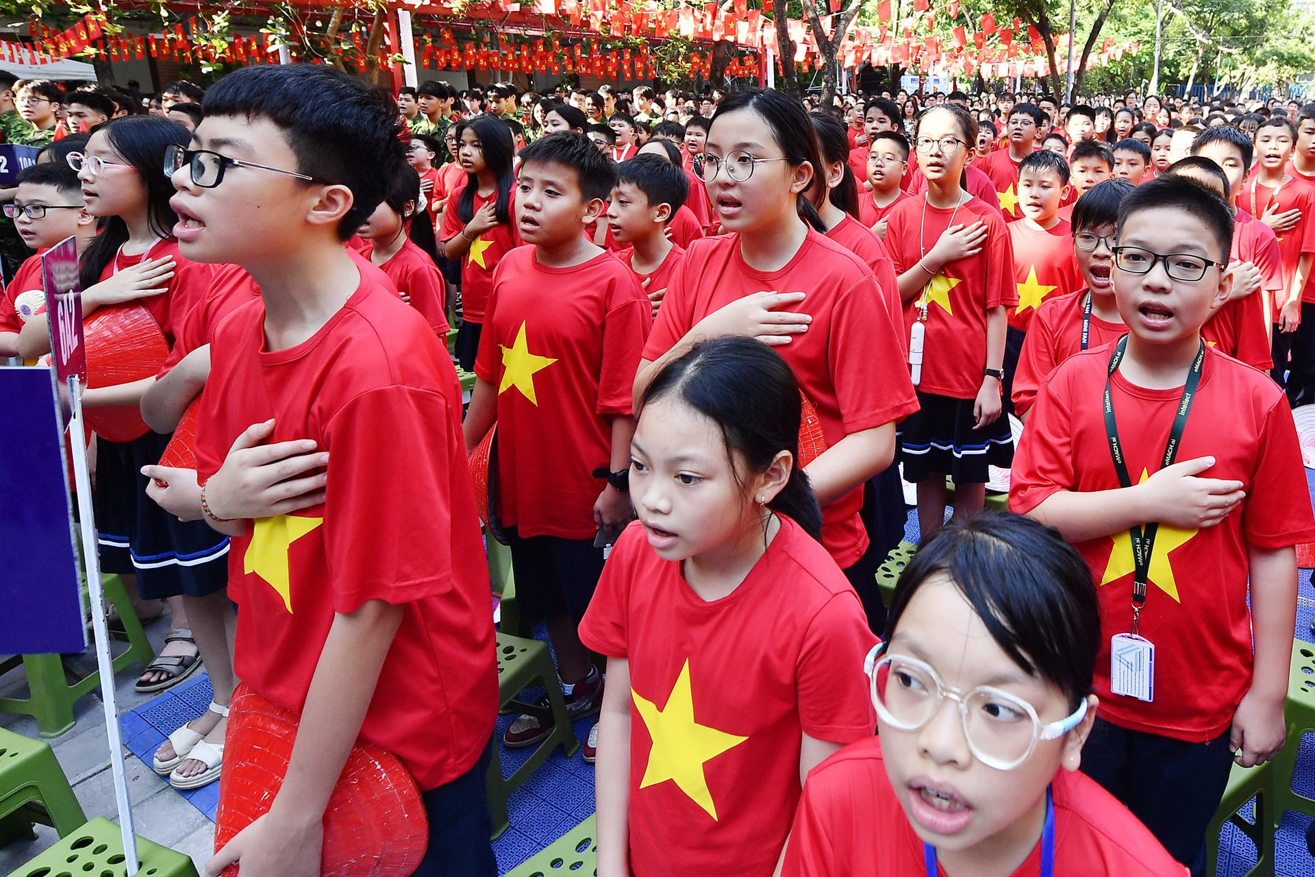 Những khoảnh khắc độc đáo trong lễ khai giảng đặc biệt