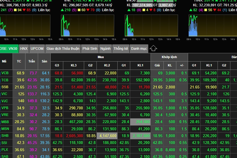 VN-Index lần đầu tiên vượt 1.700 điểm, dòng tiền vẫn cuồn cuộn đổ vào