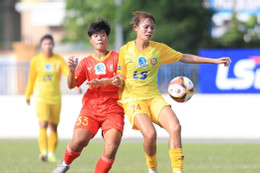 Vòng 2 giải bóng đá nữ VĐQG 2025: Hà Nội bị Thái Nguyên T&T cầm chân Vòng 1 giải bóng đá nữ VĐQG 2025: TP.HCM I thắng to trước