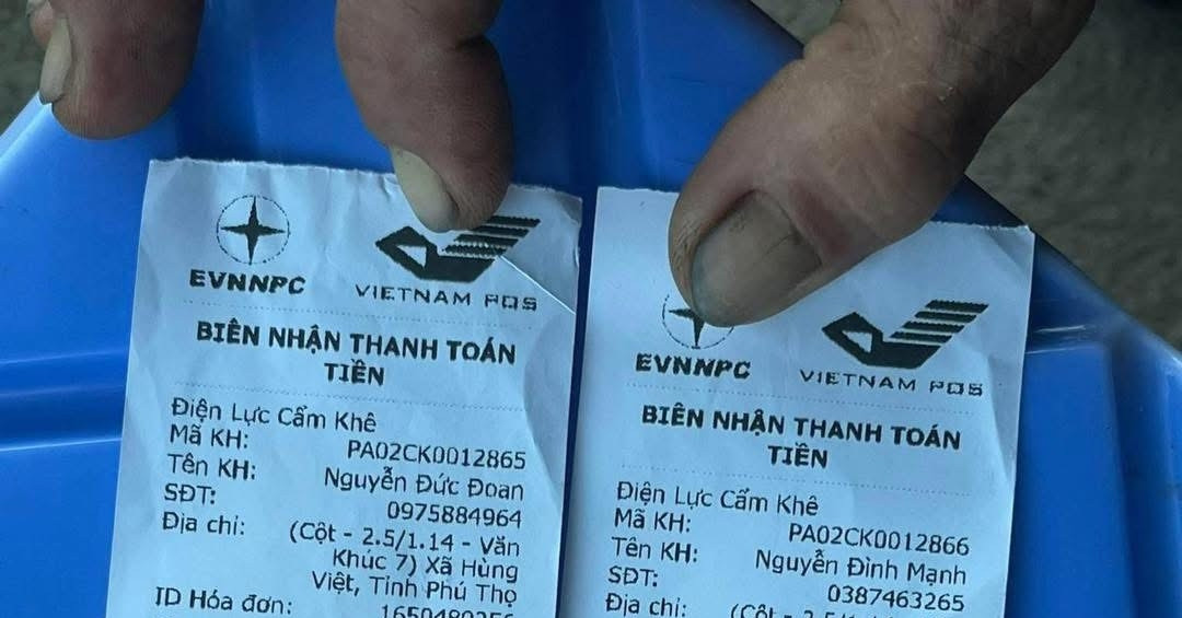 Hóa đơn điện của 2 hộ tại Phú Thọ giống y chang số tiền, kết quả kiểm tra có gì?