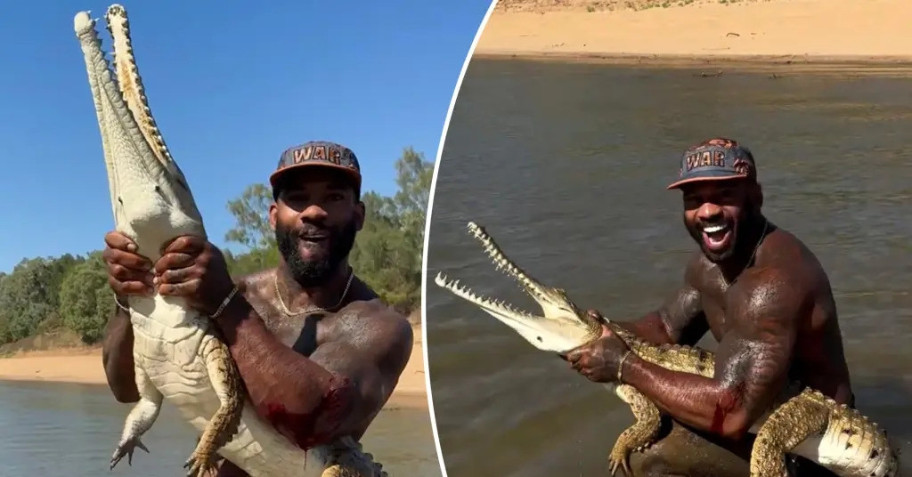 Kết đắng cho nam du khách liều lĩnh bóp miệng cá sấu 'câu like'