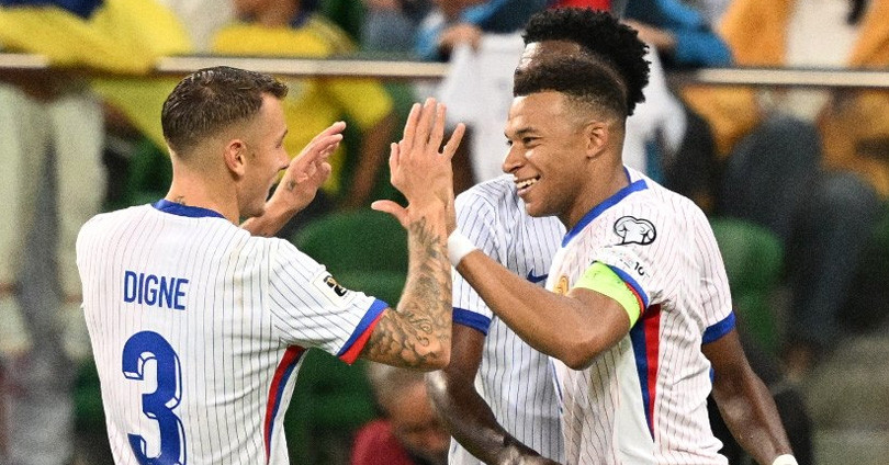 Mbappe chạm mốc Henry, Pháp thắng dễ Ukraine