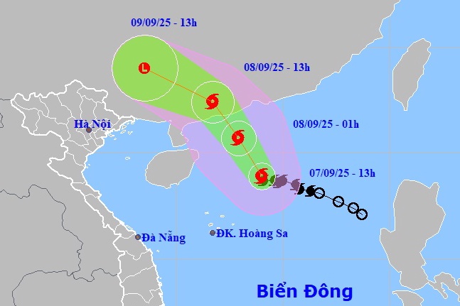Rìa xa hoàn lưu bão số 7 gây mưa lớn cho miền Bắc như thế nào?