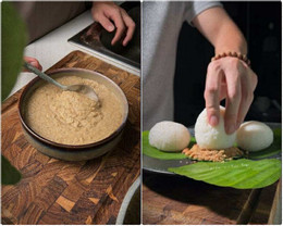 ảnh 7 ông bố trẻ tái hiện món ăn lịch sử.jpg
