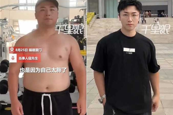 Bị bạn gái 'đá' vì quá béo, chàng trai giảm 35kg 'lột xác' thành nam thần