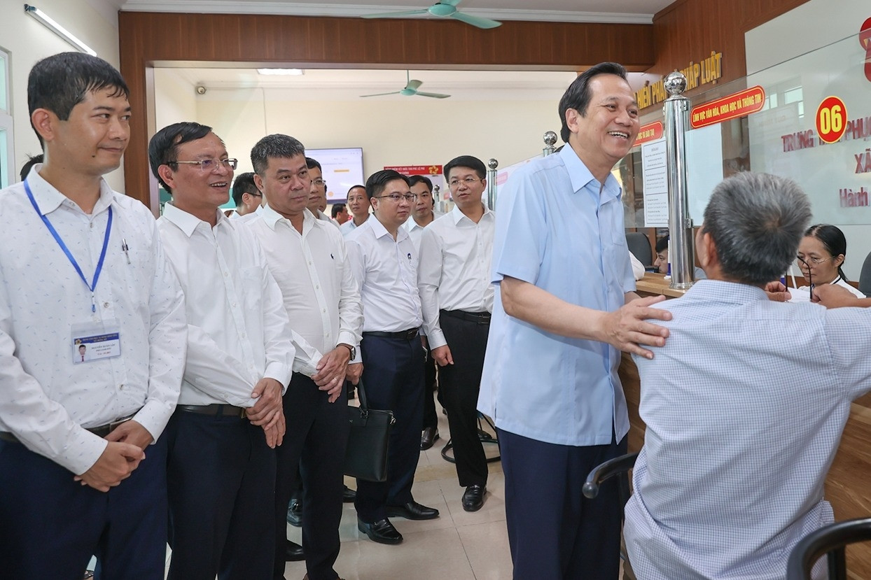 Bộ trưởng Đào Ngọc Dung làm việc tại tỉnh Thái Nguyên