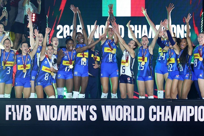 Italia thắng nghẹt thở Thổ Nhĩ Kỳ, vô địch bóng chuyền thế giới 2025