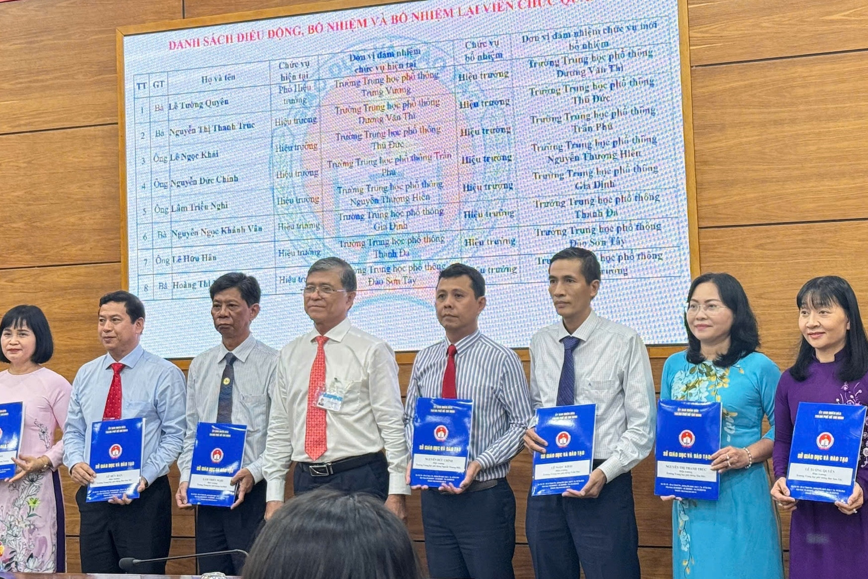 Luân chuyển, bổ nhiệm hàng loạt hiệu trưởng trường 'siêu hot' ở TPHCM