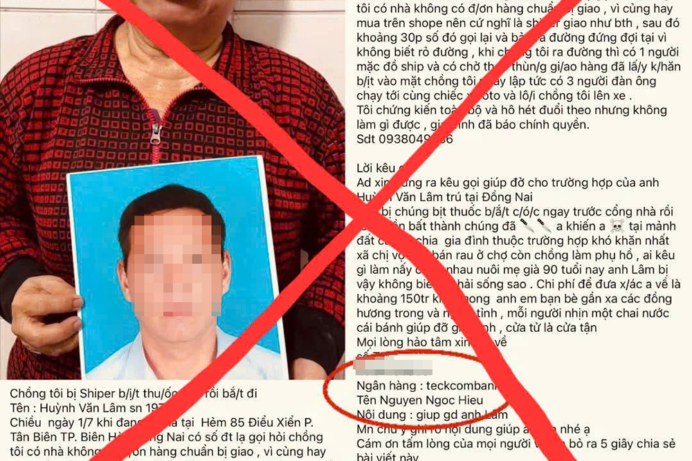 Cảnh báo tin giả kêu gọi ủng hộ từ thiện trẻ em mổ não tại TPHCM