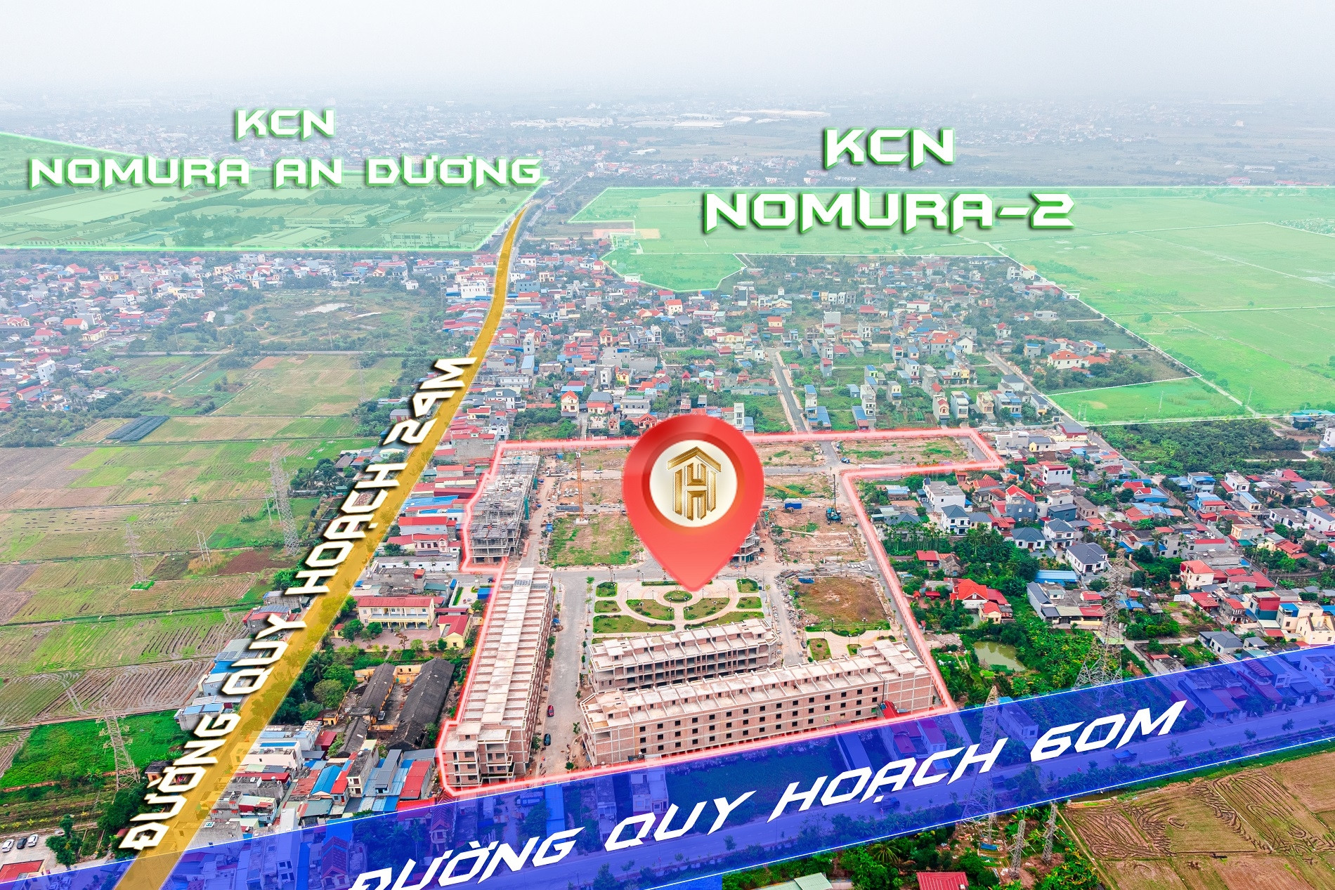 Hồng An Happy House - ‘tâm điểm’ tại lõi trung tâm công nghiệp Hải Phòng