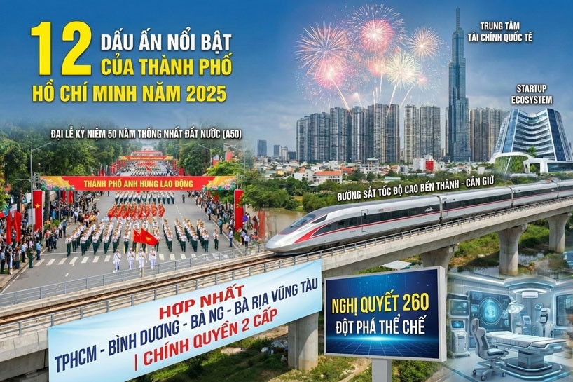 TPHCM công bố 12 dấu ấn nổi bật năm 2025