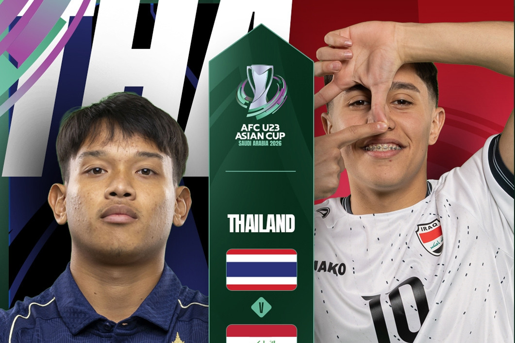Trực tiếp U23 Thái Lan 0-1 U23 Iraq: Cơ hội liên tiếp (H2)