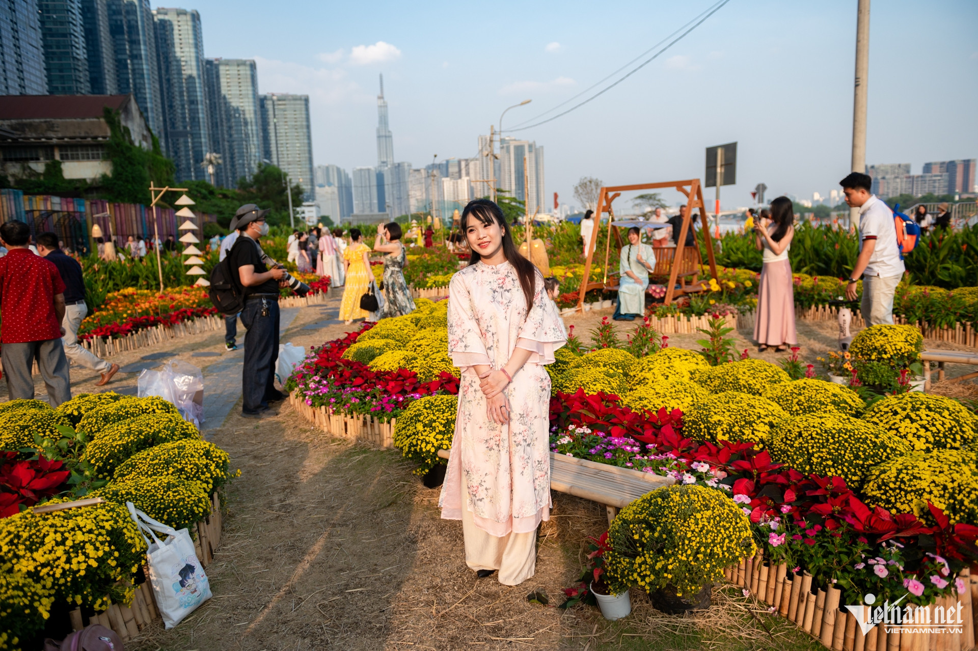 Vườn hoa Tết Ba Son