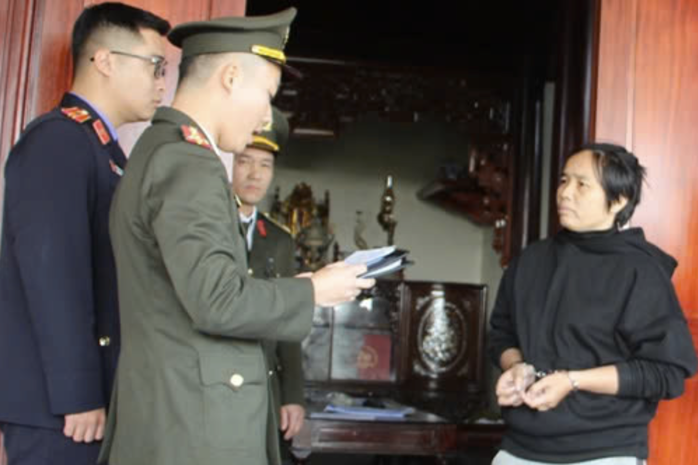 Bắt giam Hồ Thị Hải về hành vi lợi dụng quyền tự do dân chủ