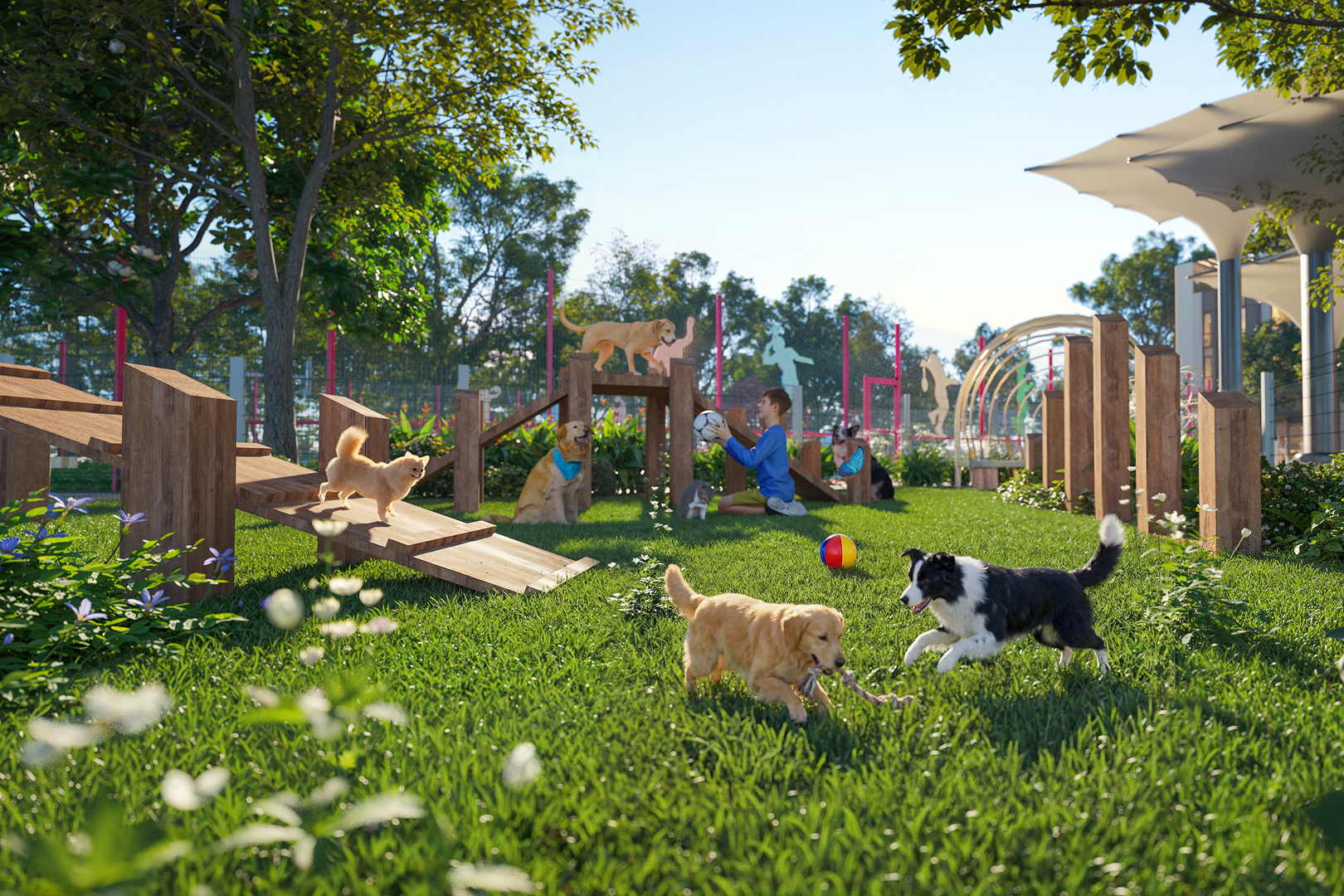 Công viên - quảng trường Essensia Broadway: Nơi thiên nhiên giao hòa nghệ thuật