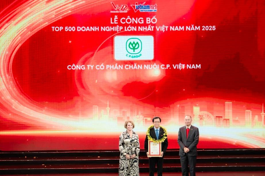C.P. vào Top 20 doanh nghiệp lớn nhất Việt Nam