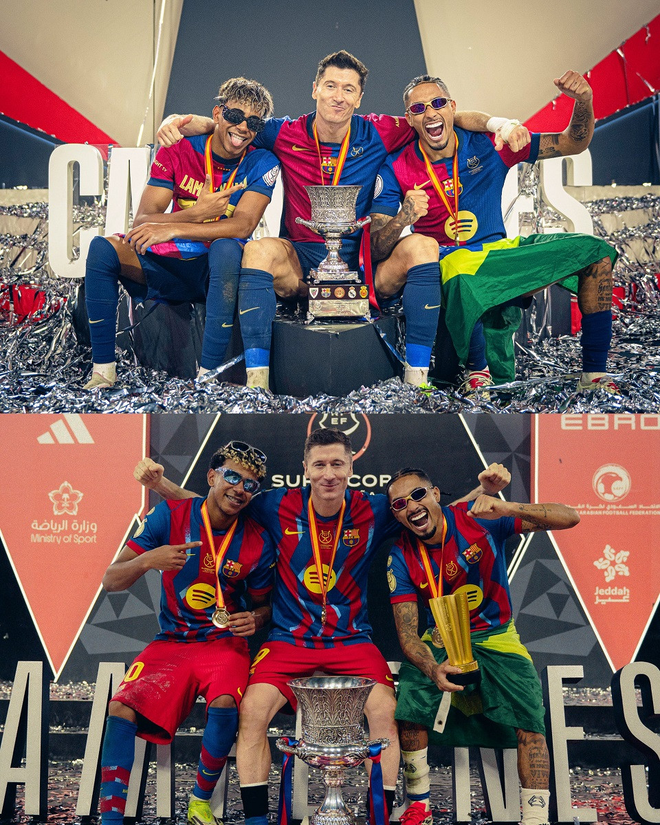 Lamine yamal Lewandowski Raphinha FCB.jpg