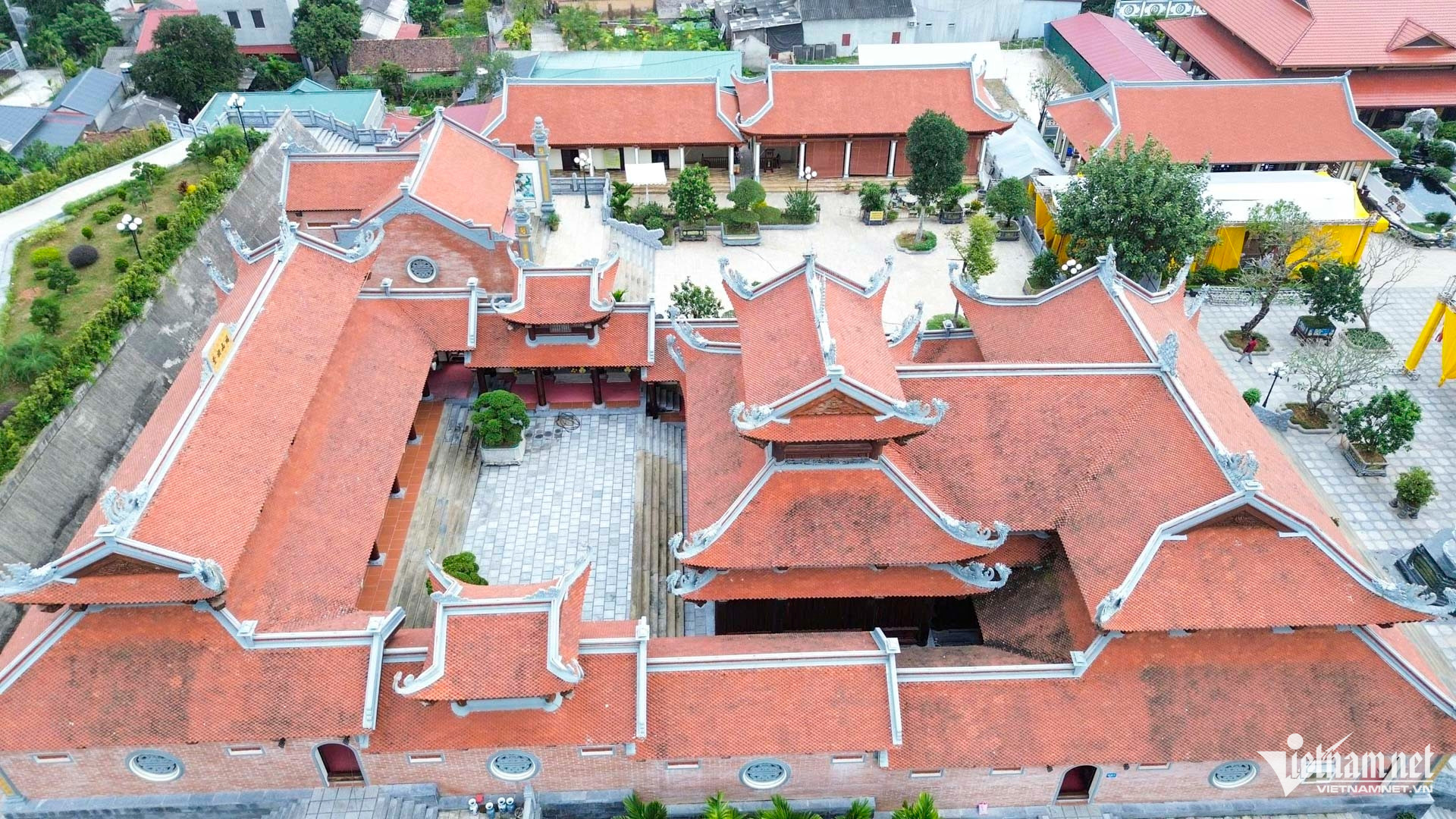 Chùa Phúc Sơn được đại trùng tu khang trang