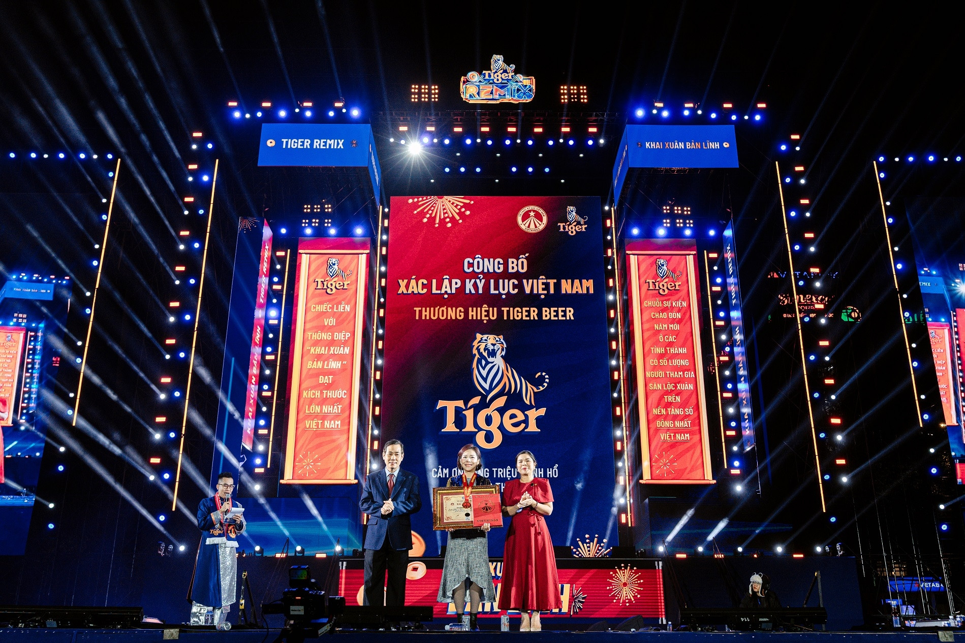 Tiger Beer ‘mở màn’ 2026 rực rỡ với kỷ lục 36.498 người ‘săn lộc Xuân’