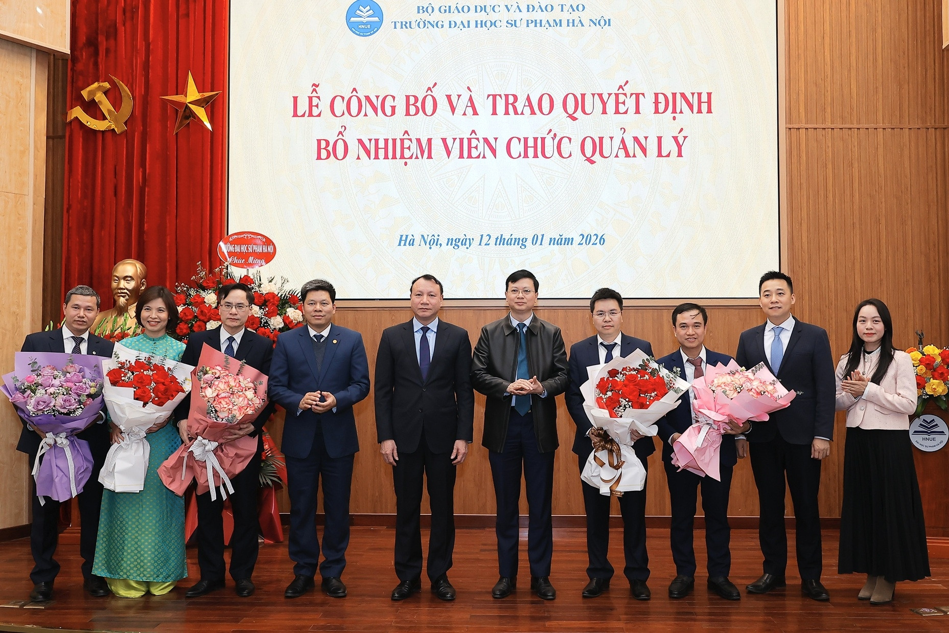  Trường ĐH Sư phạm Hà Nội bổ nhiệm loạt cán bộ quản lý 