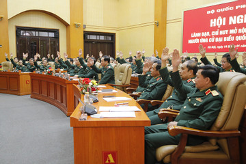 Nhất trí giới thiệu 3 lãnh đạo Bộ Quốc phòng ứng cử đại biểu Quốc hội khóa 16