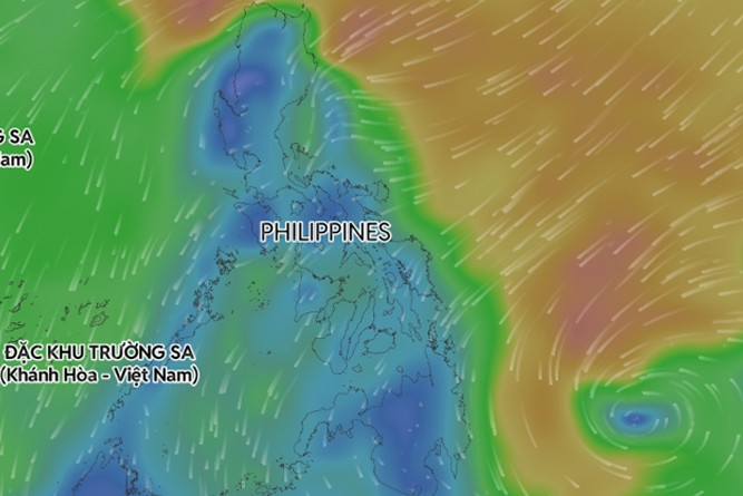 Tin về áp thấp nhiệt đới khả năng mạnh lên thành bão ở gần Biển Đông