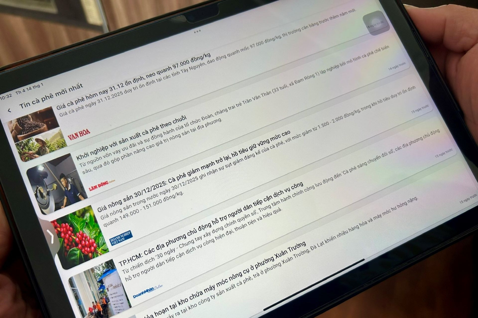 Ứng dụng tra cứu giá nông sản: Công cụ giúp nông dân chủ động bám sát thị trường