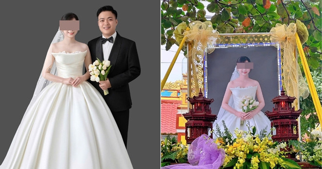 Chú rể Thanh Hóa dùng xe hoa rước di ảnh cô dâu...