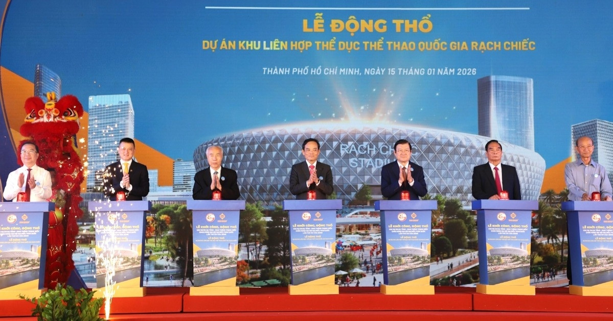 TPHCM khởi công, động thổ 4 dự án hạ tầng trọng điểm quy mô hơn 235.000 tỷ đồng