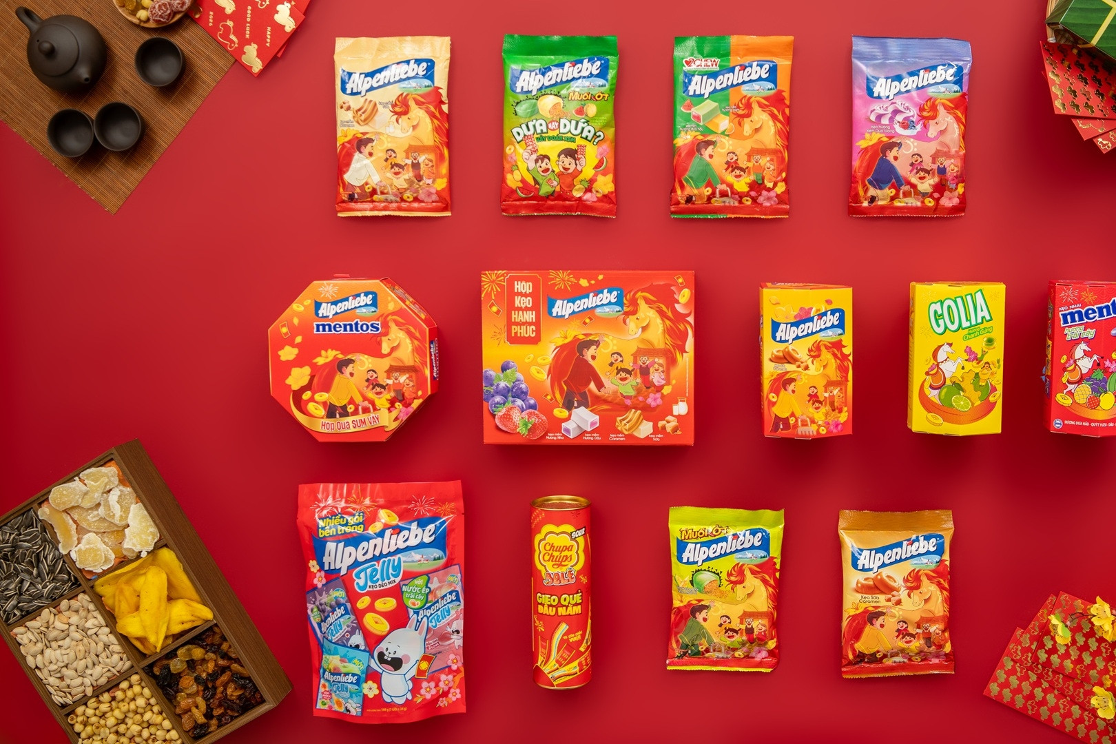 Quà Tết 2026: Ngọt ngào, mới lạ với kẹo Perfetti Van Melle