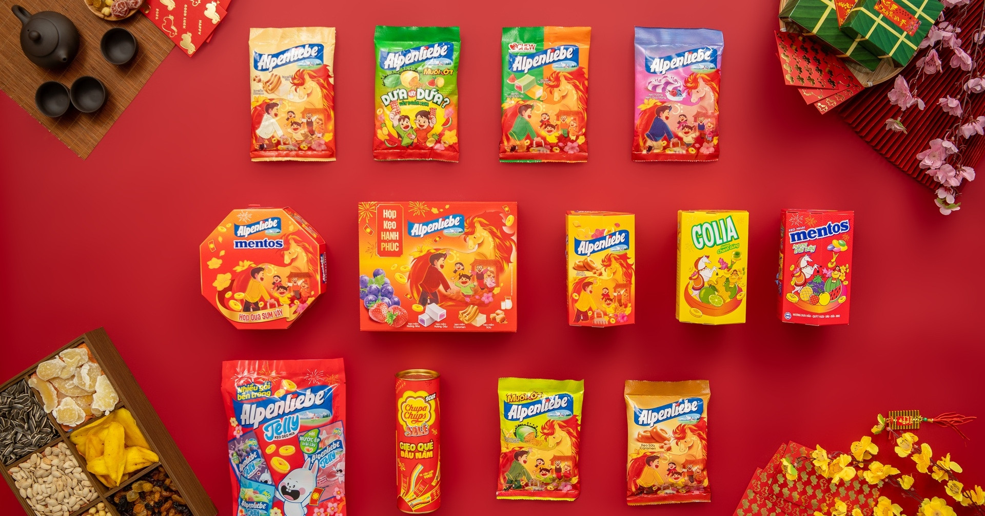 Quà Tết 2026: Ngọt ngào, mới lạ với kẹo Perfetti Van Melle