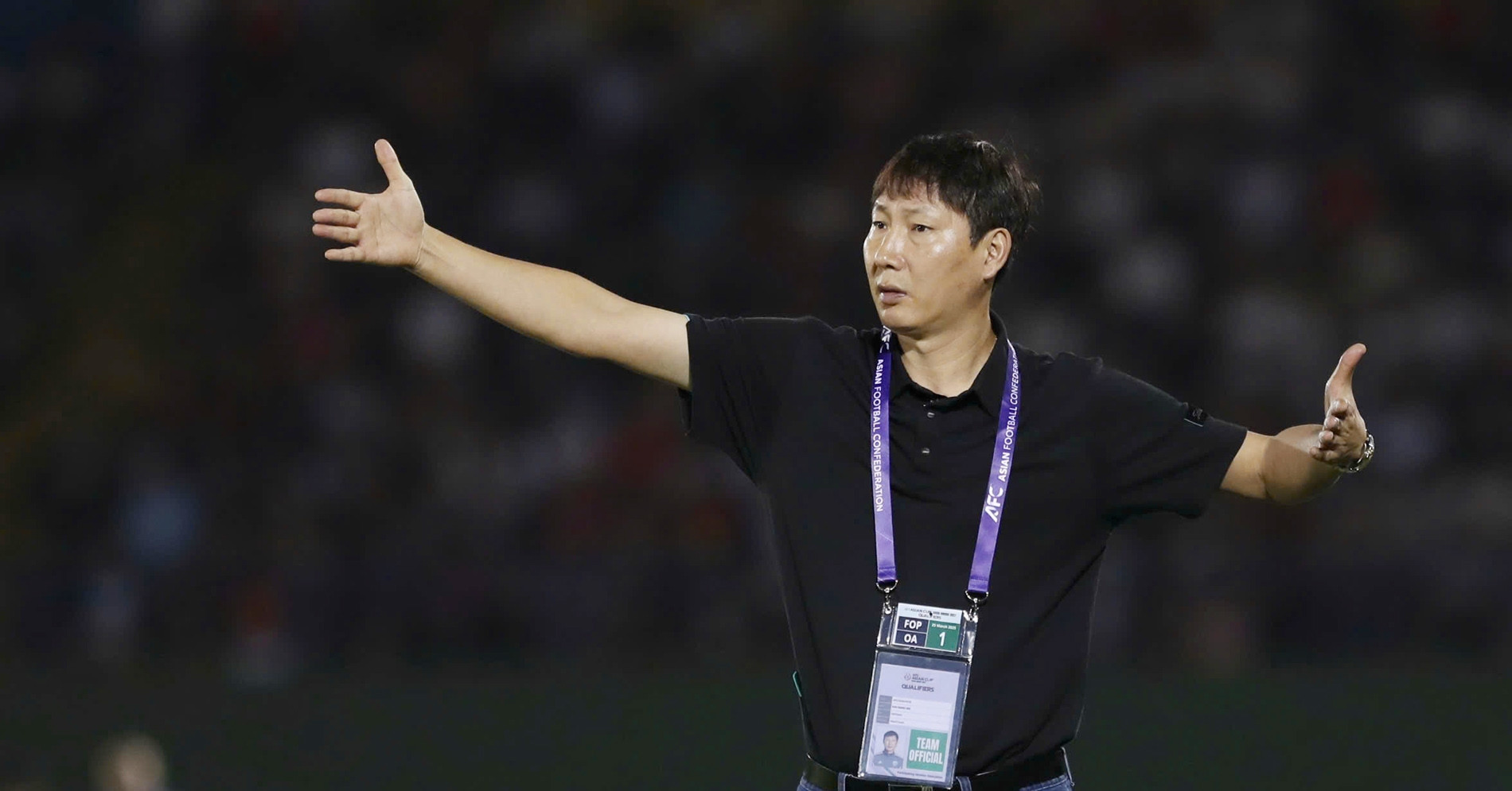 FIFA nhắc tên HLV Kim Sang Sik sau chiến thắng trước U23 UAE