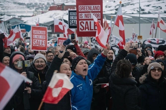 Hàng nghìn người Greenland biểu tình phản đối ý tưởng sáp nhập vào Mỹ