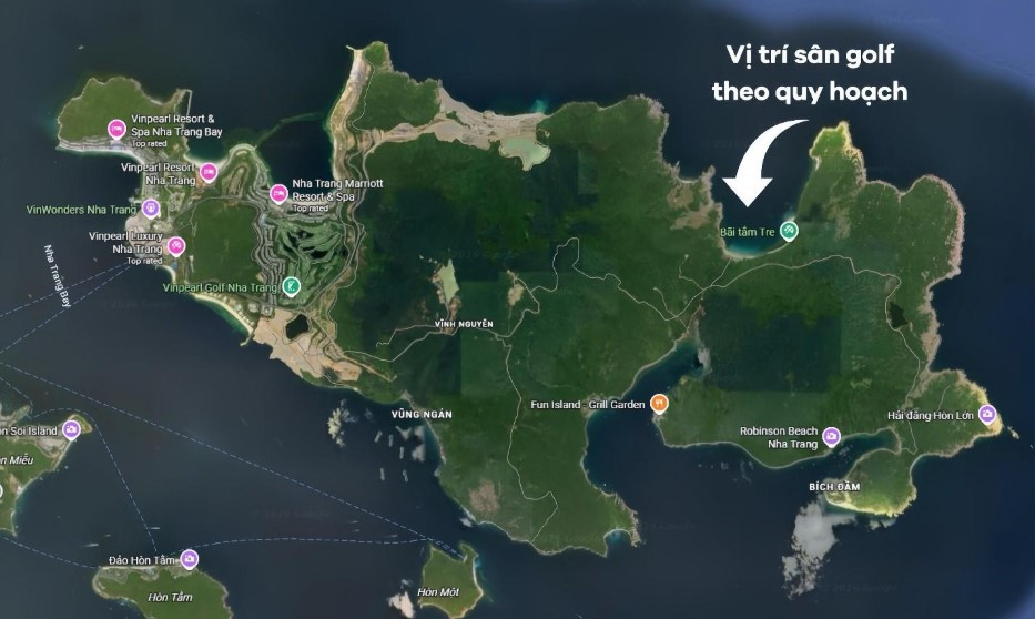 Vinpearl khởi công sân golf đẳng cấp 6 sao trên đảo Hòn Tre
