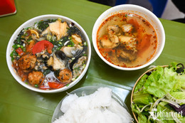 bún ốc nguội