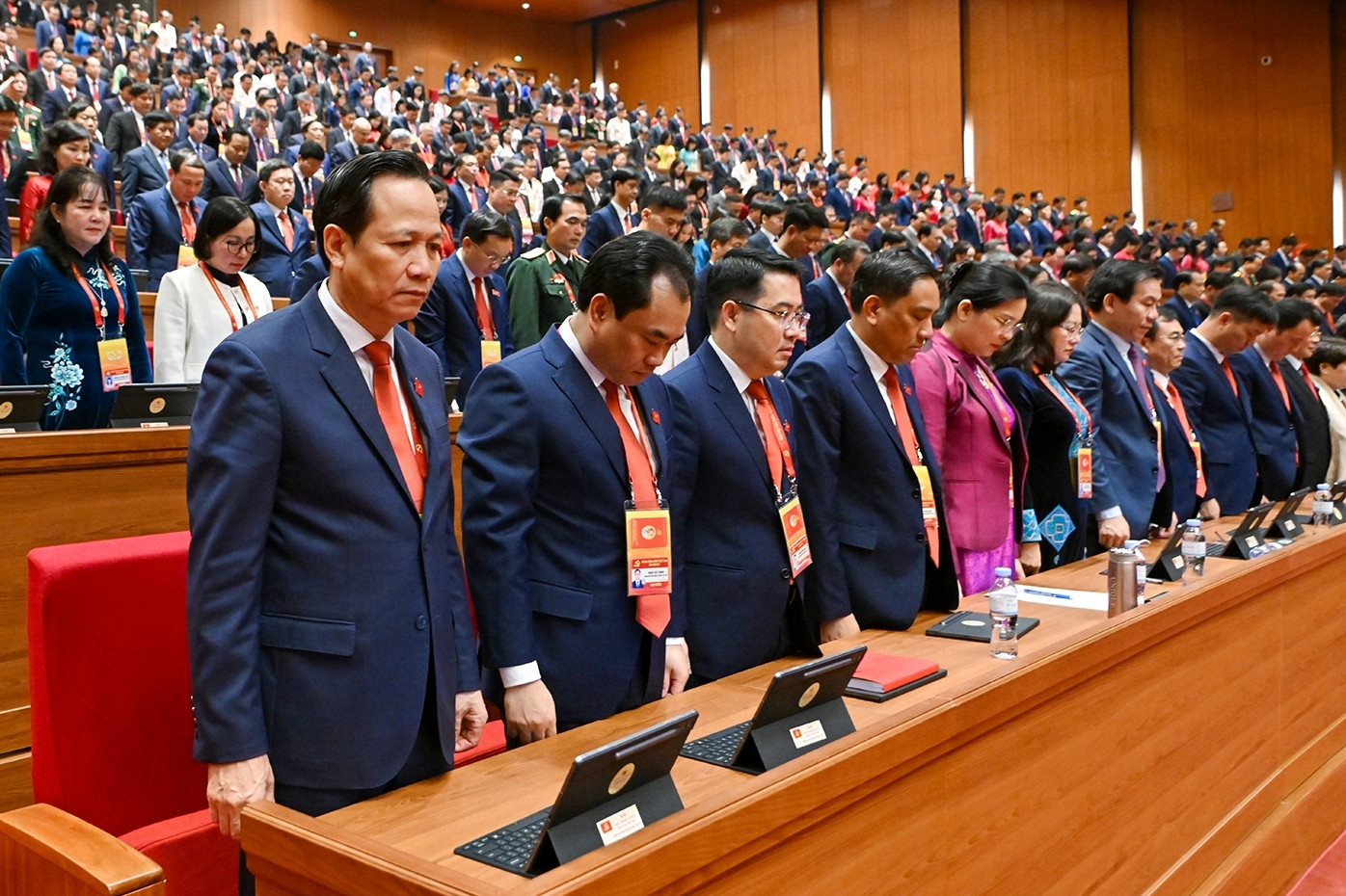 Đại hội 14 mặc niệm tưởng nhớ cố Tổng Bí thư Nguyễn Phú Trọng