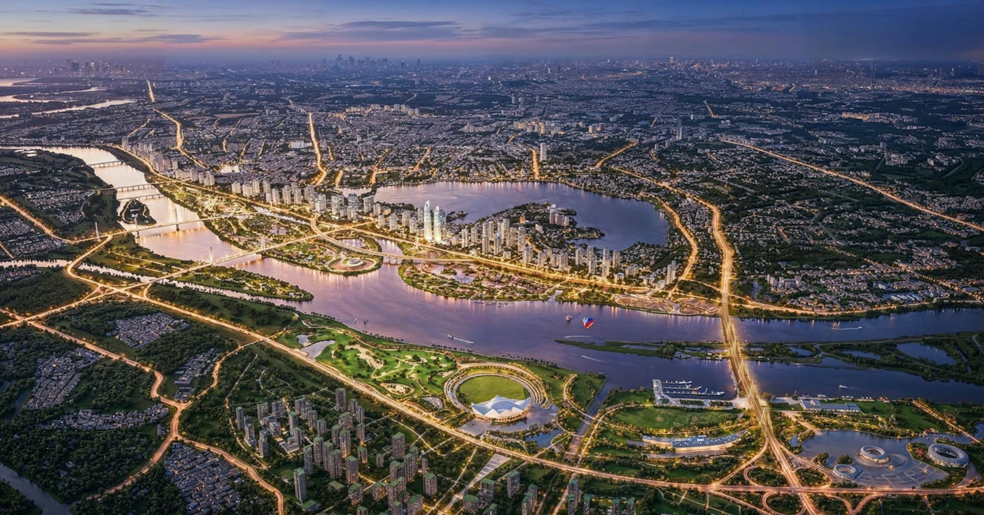 Hà Nội duyệt quy hoạch phân khu đô thị sông Hồng 11.000ha