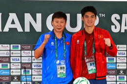 HLV Kim Sang Sik trải lòng đặc biệt trước trận đấu U23 Trung Quốc U23 Việt Nam đấu với U23 Trung Quốc: Trung Kiên khen Li Hao