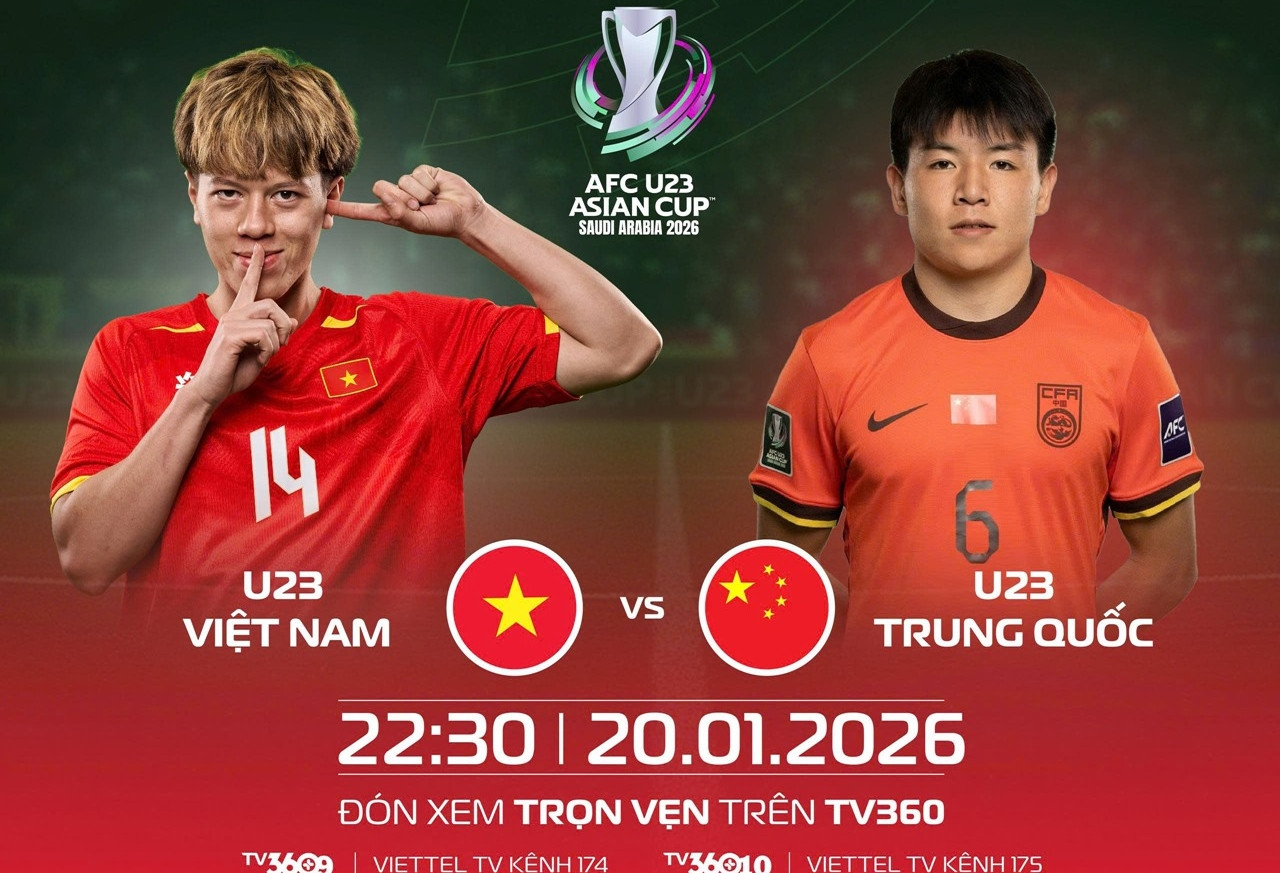 Xem trực tiếp bóng đá U23 Việt Nam vs U23 Trung Quốc ở kênh nào?