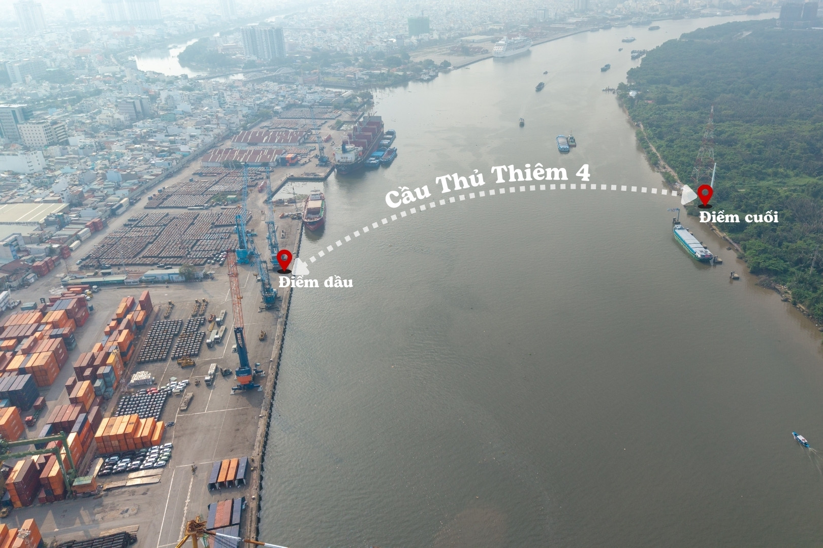  Toàn cảnh dự án cầu Thủ Thiêm 4 với tổng mức đầu tư 5.000 tỷ đồng 