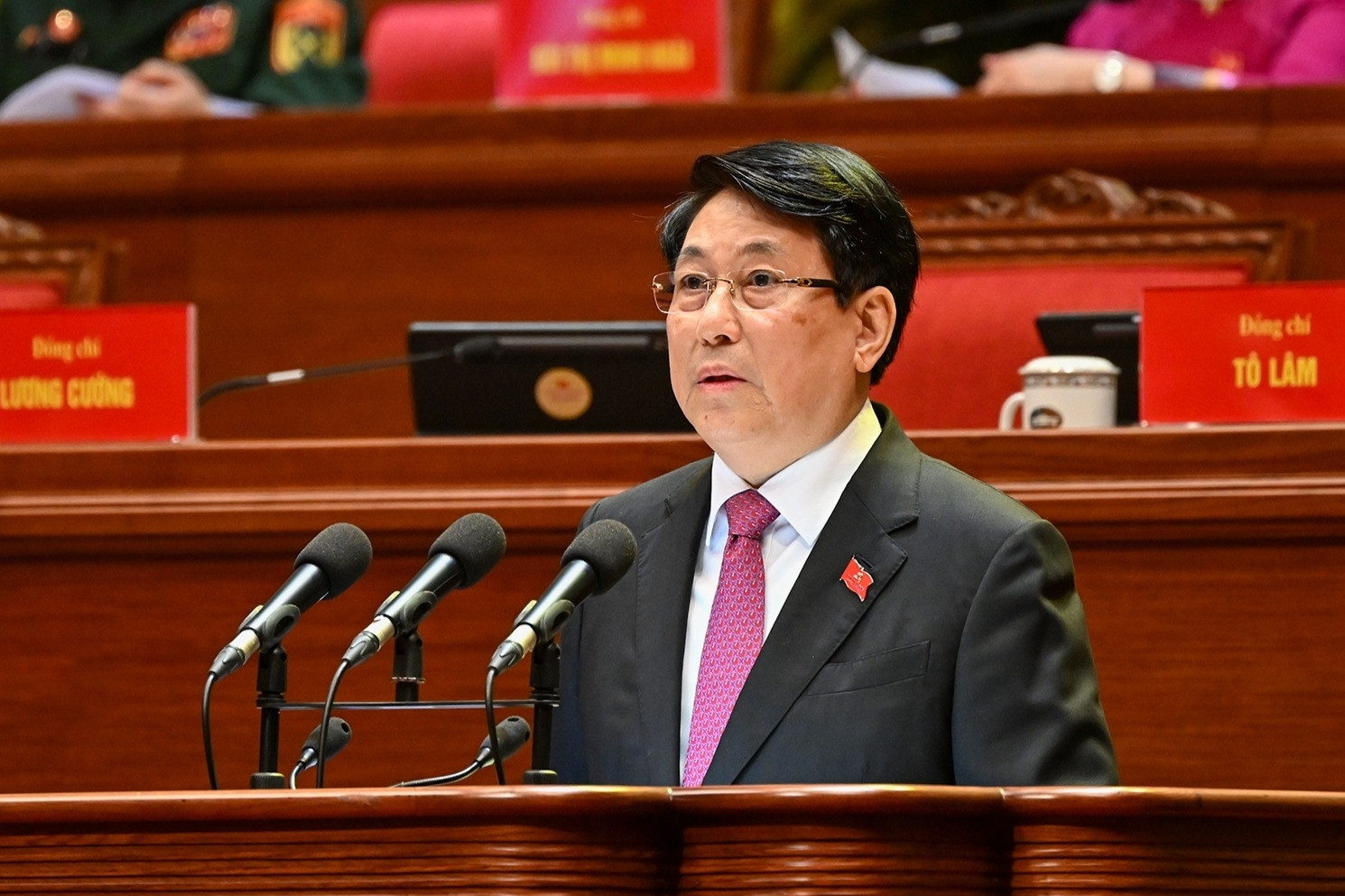 Diễn văn khai mạc của Chủ tịch nước Lương Cường tại Đại hội 14 của Đảng