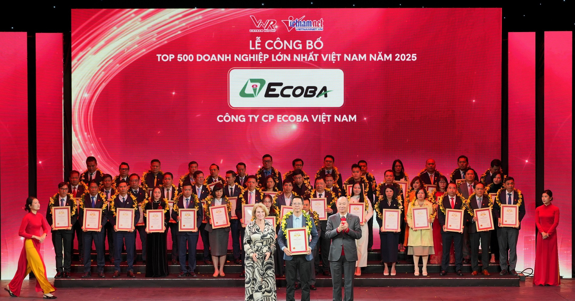 Ecoba Việt Nam 7 năm liên tiếp vào Top VNR500