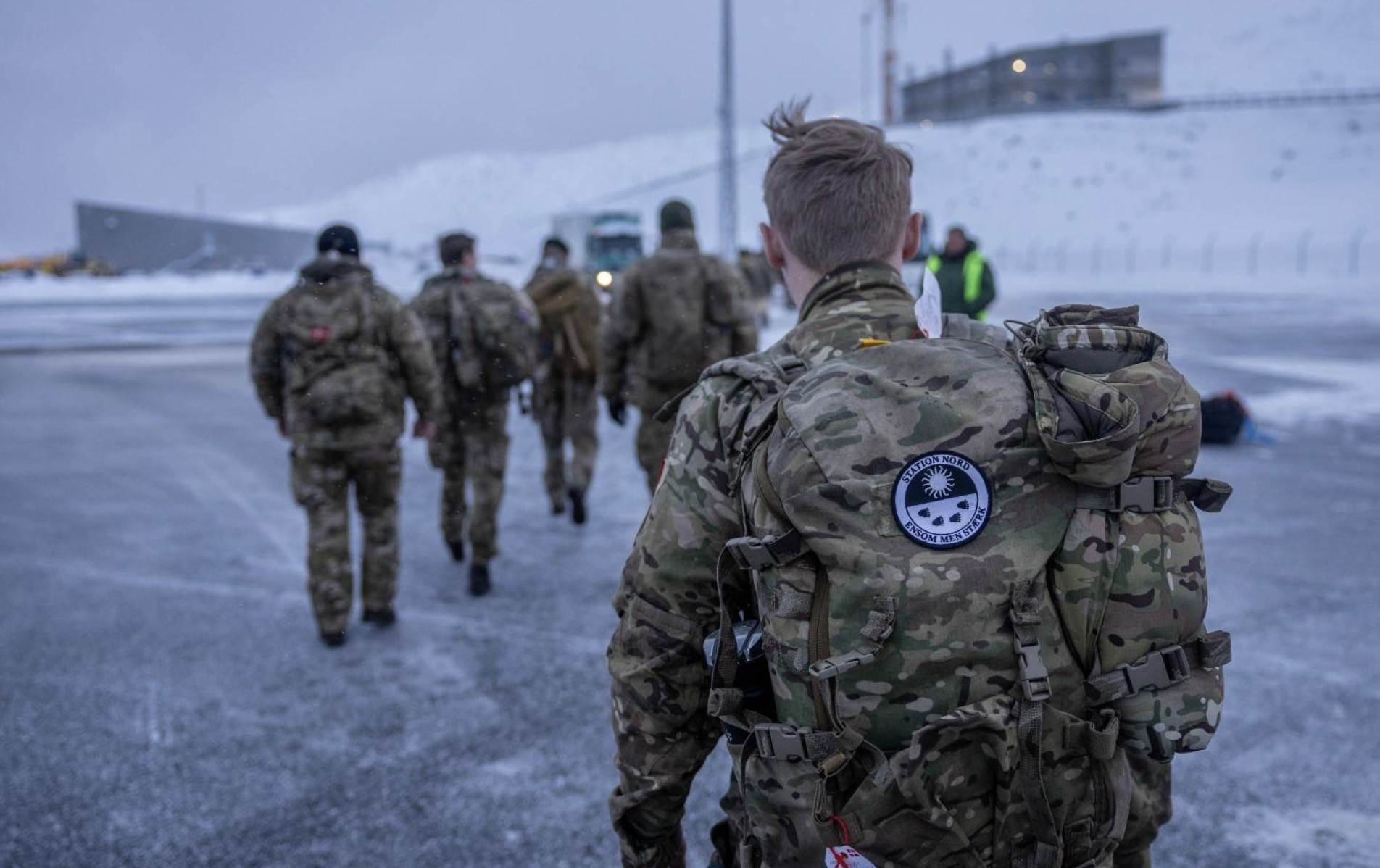 Quân Đan Mạch tới Greenland. Ảnh: The Danish Defense Command